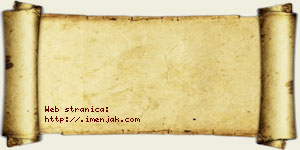 Natalija Perošević vizit kartica